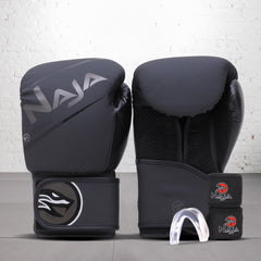 Kit Boxe e Muay Thai Naja Extreme Luva + Bandagem + Bucal