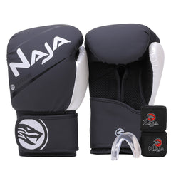 Kit Boxe e Muay Thai Naja Extreme Luva + Bandagem + Bucal